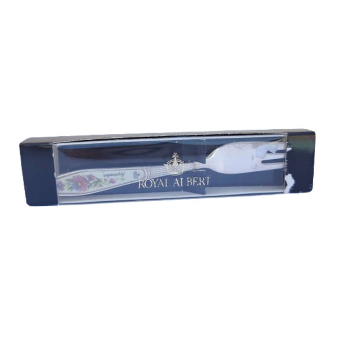 Royal Albert Flower of the Month September Silver Plated Cake Fork