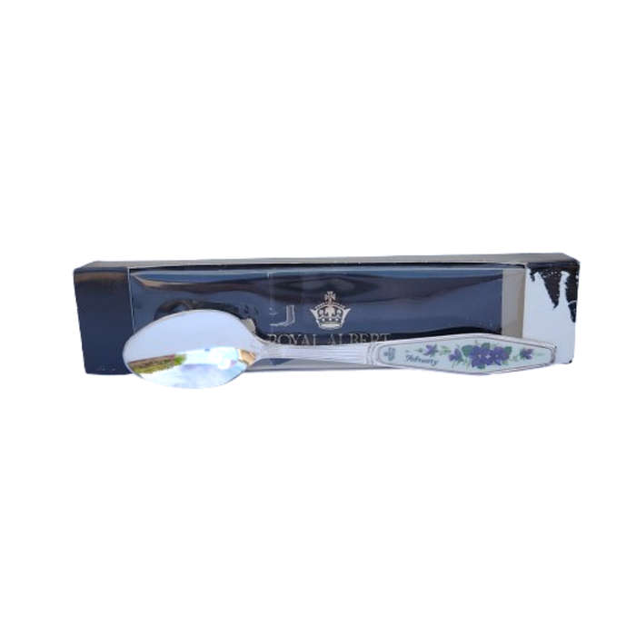 Royal Albert Flower of the Month February Silver Plated Teaspoon