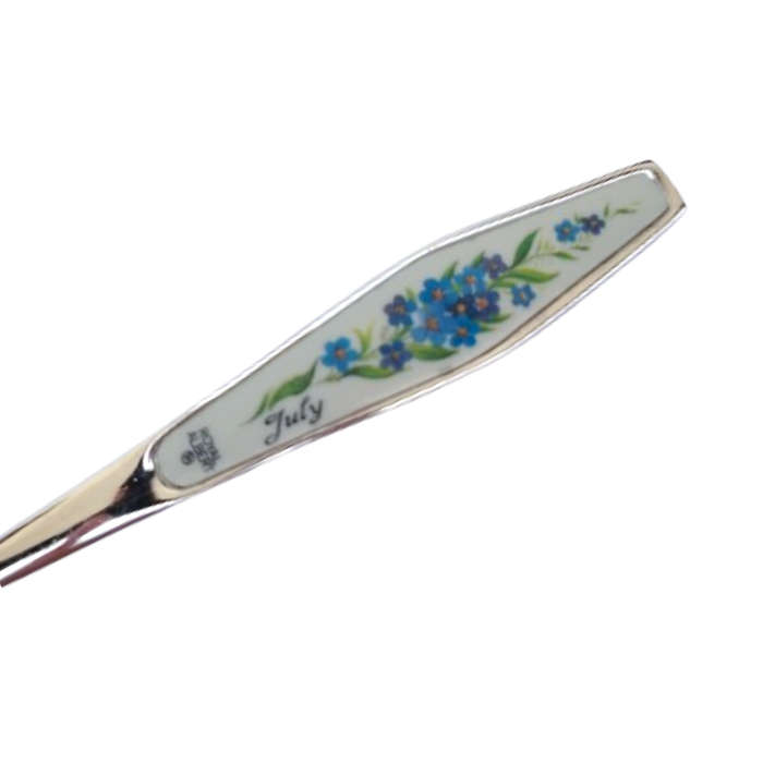 Royal Albert Flower of the Month July Silver Plated Cake Fork