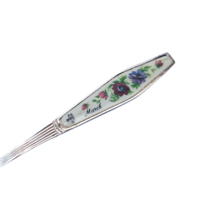 Royal Albert Flower of the Month March Silver Plated Teaspoon