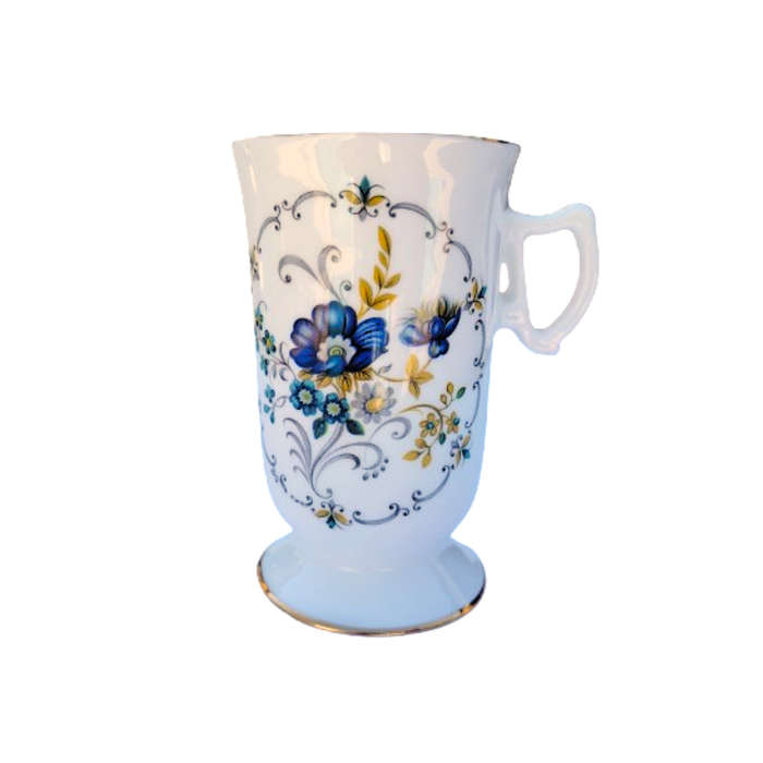 Royal Tara Bone China Blue Cornflower Cappuccino Irish Coffee Mug