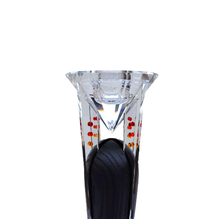 Swarovski Crystal Candleholder  Saturn Retired