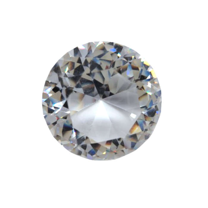 Swarovski Crystal Medium Chaton Paperweight