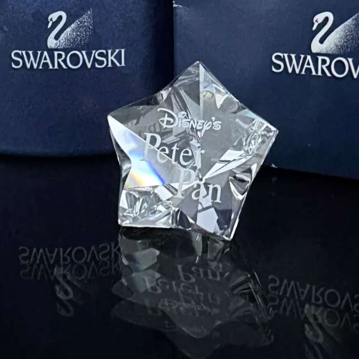 Swarovski Disney Peter Pan Series Peter Pan Star Title Plaque 1036622