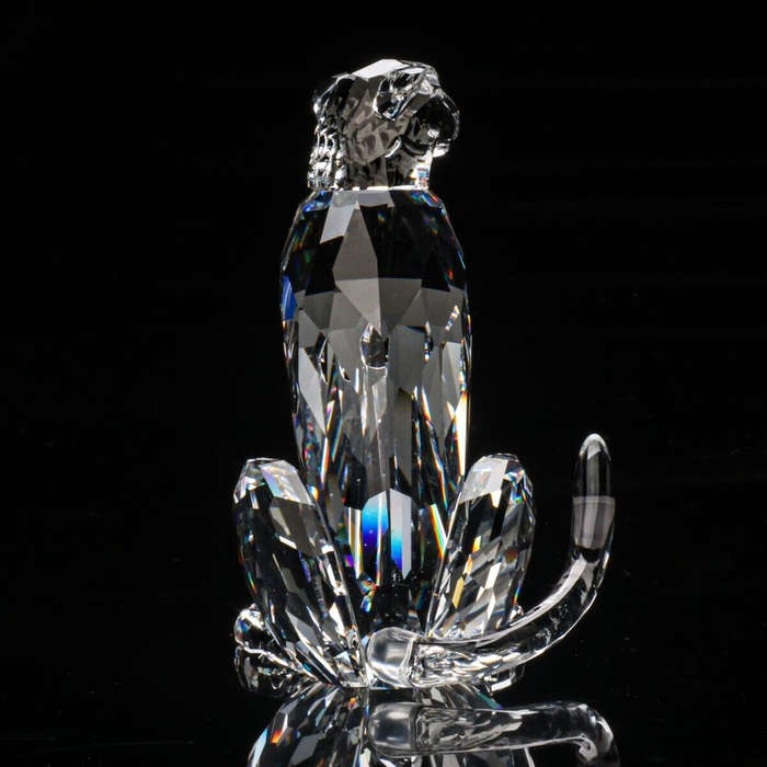 Swarovski Crystal Leopard Cheetah African Wildlife Retired