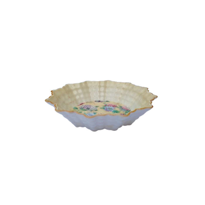 Shelley Yellow Chintz Round Dish
