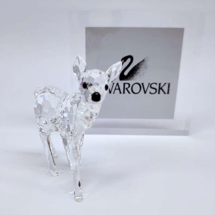 Swarovski Crystal Doe Deer Fawn Standing