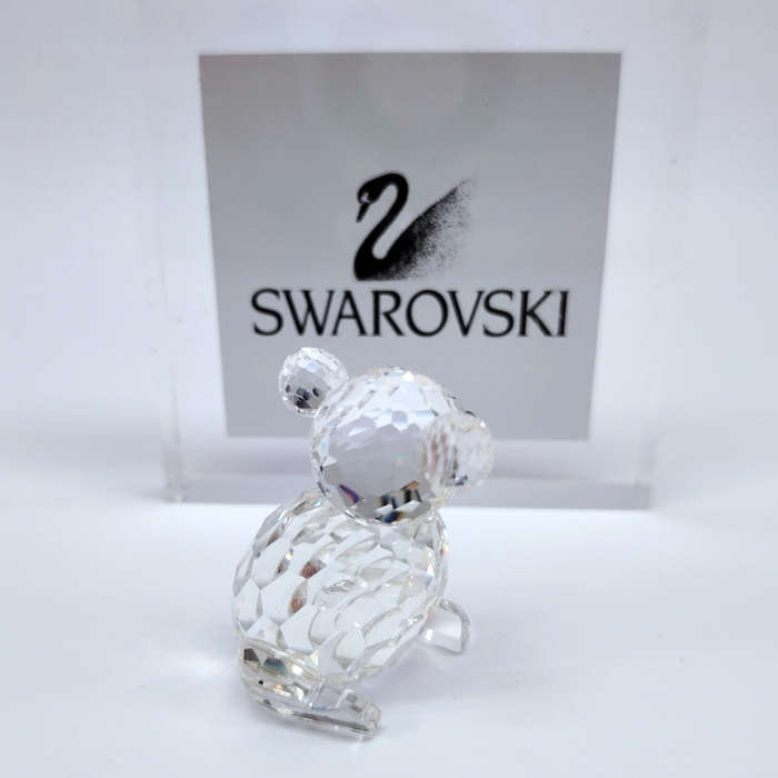 Swarovski Silver Crystal Large Left Facing Koala Bear