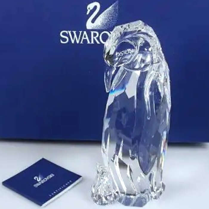 Swarovski Crystal Mother Large Symbols Penguin with Baby