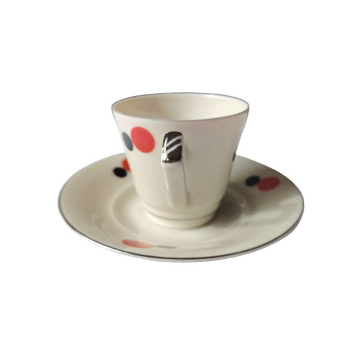 Rare vintage 1930's Czech Victoria Porcelain Art Deco Tea set