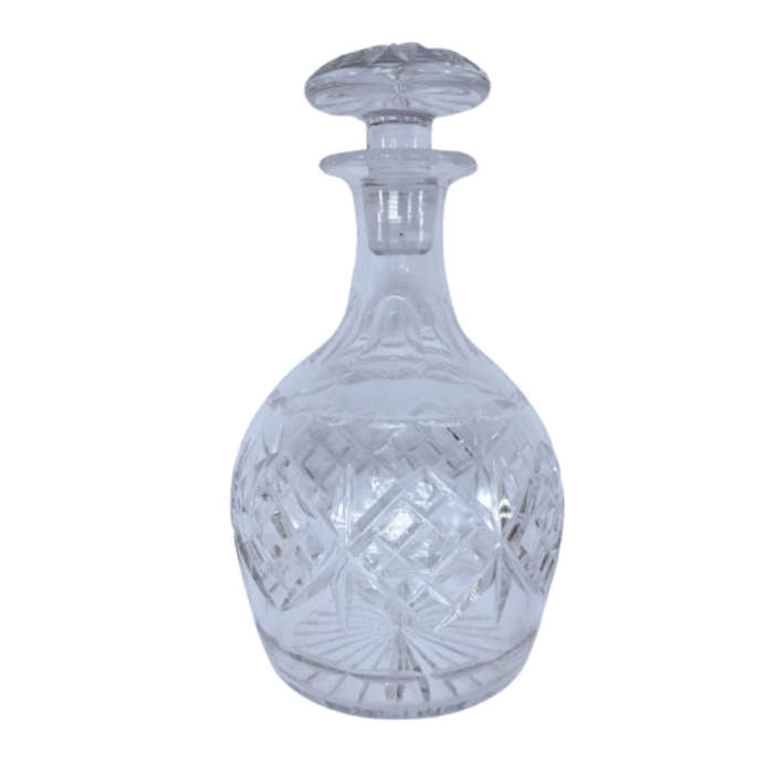 Great Quality Vintage Cut Glass Crystal Decanter