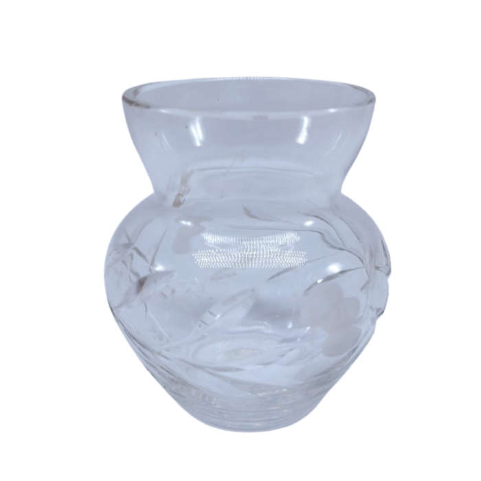 Great Quality Vintage Cut Glass Crystal Vase