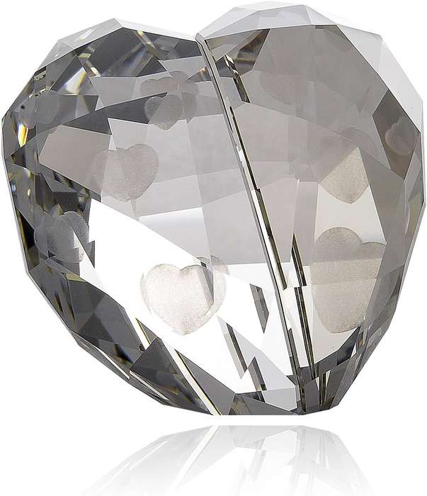 Swarovski Crystal Stunning Medium Love Hearts inside Heart