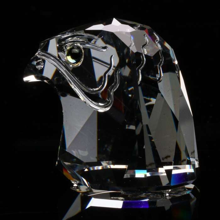 Swarovski Crystal Optik Block Small Falcon Head