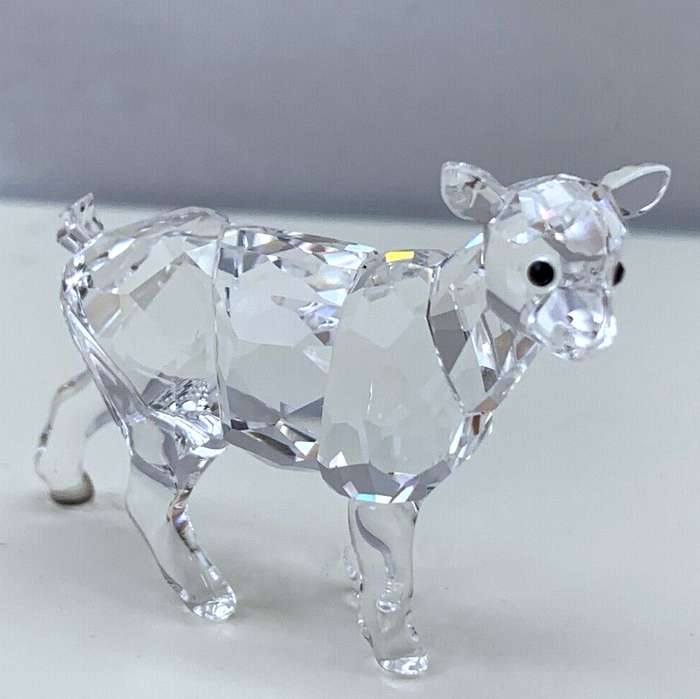 Swarovski Silver Crystal Goat Kid Peaceful Countryside