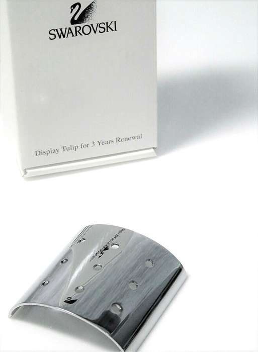 Swarovski Crystal - Chrome Tulip Stand for 9 Small Coloured Flowers