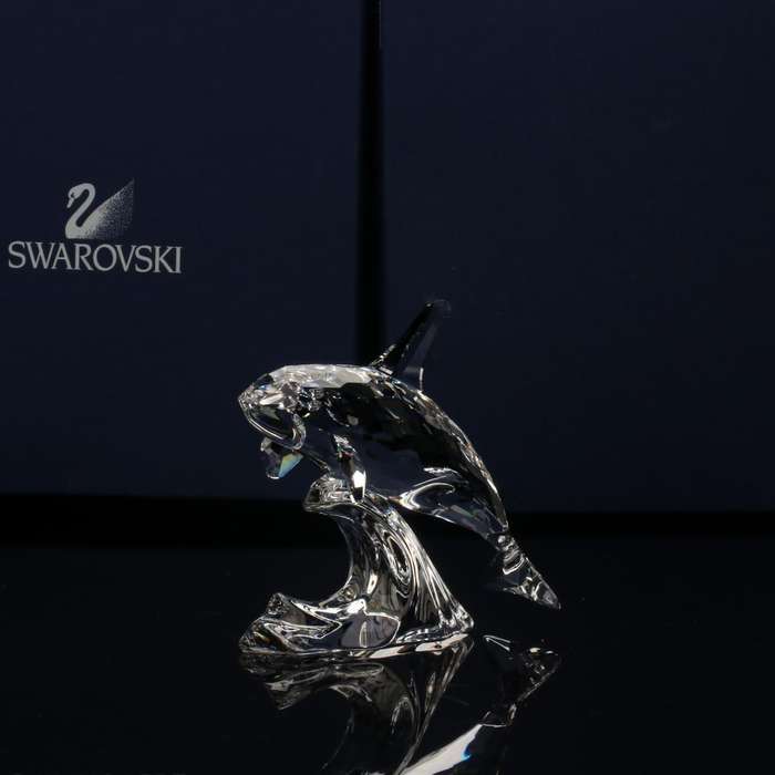 Swarovski Crystal Figurine Orca Killer Whale South Sea 622939