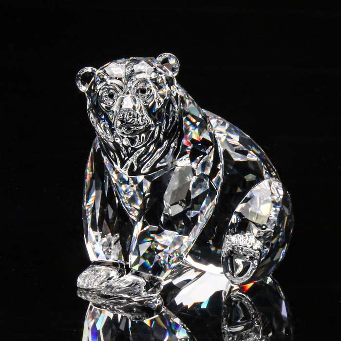 Swarovski Crystal Grizzly Bear Rare Encounters 7637NR006