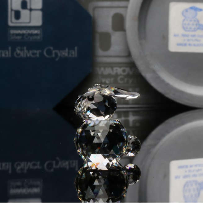 Swarovski Crystal Sitting Mini Bunny Rabbit Figurine