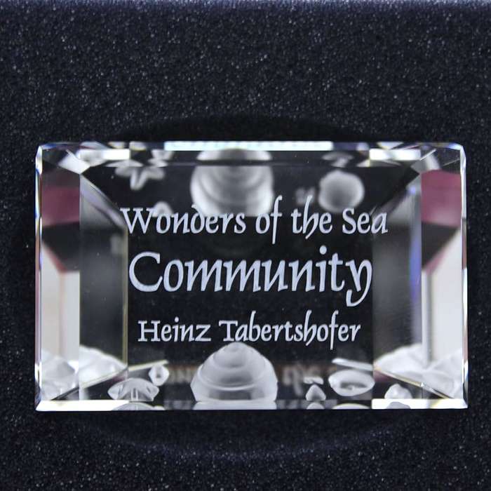 Swarovski Crystal Wonders Of The Sea Community Title Plaque