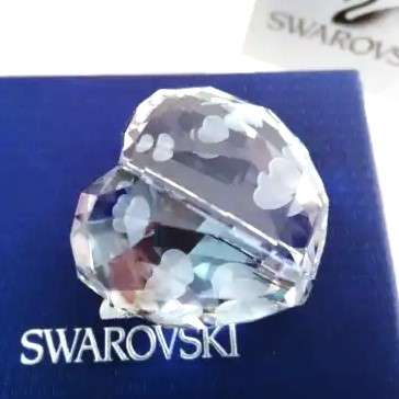 Swarovski Crystal Stunning Medium Love Hearts inside Heart