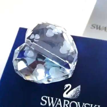 Swarovski Crystal Stunning Medium Love Hearts inside Heart