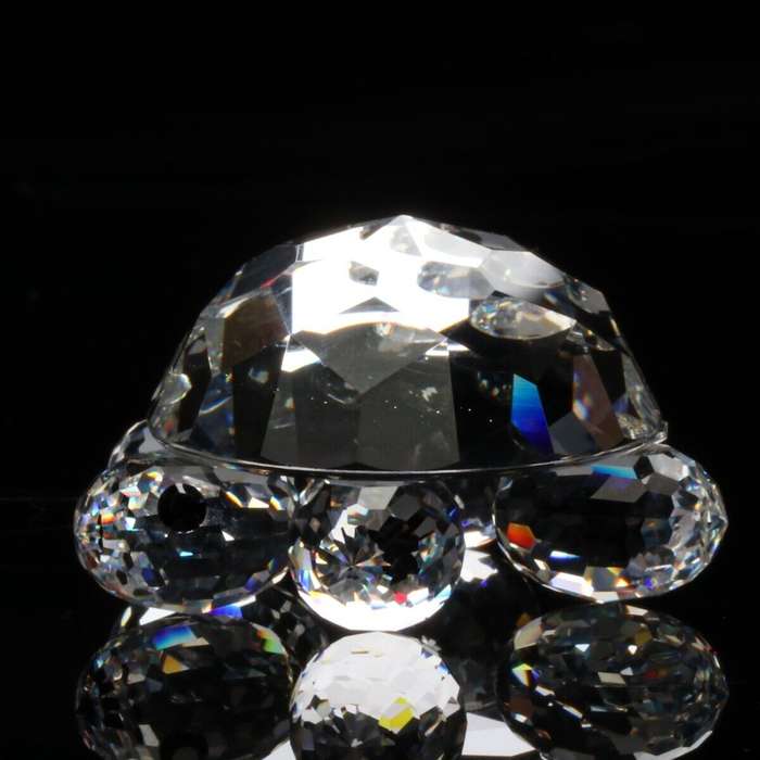 Swarovski Crystal Small Tortoise Turtle Endangered Species