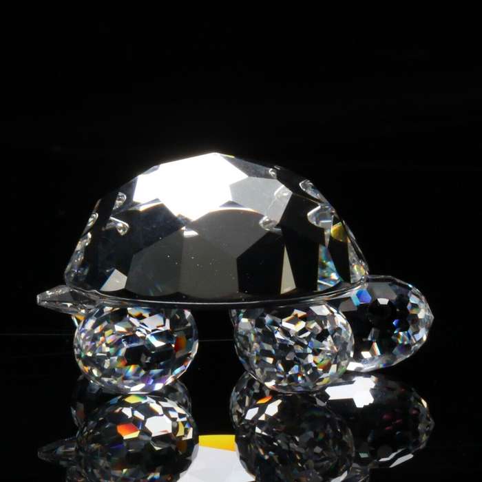 Swarovski Crystal Small Tortoise Turtle Endangered Species