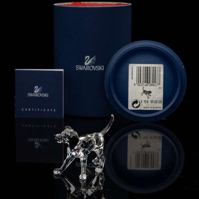 Swarovski Crystal Dalmatian Puppy Dog Standing The Peaceful Countryside