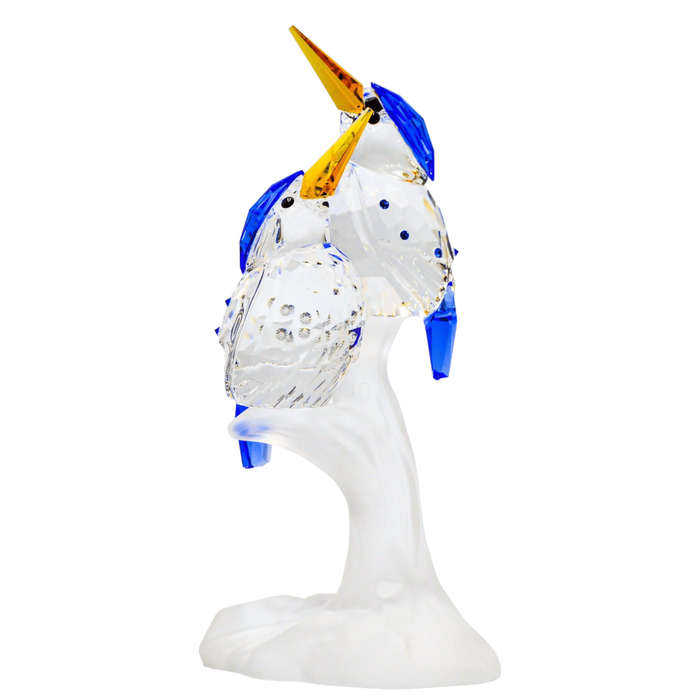 Swarovski Crystal Malachite Kingfishers Feathered Beauties