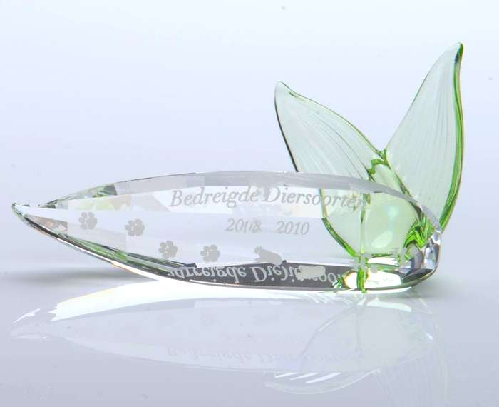 Swarovski Silver Crystal Endangered Wildlife Title Plaque 2008-2010