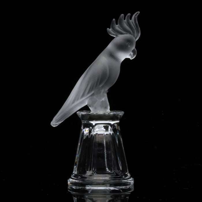 Swarovski Crystal Cockatoo on a  Straight Sided Thimble