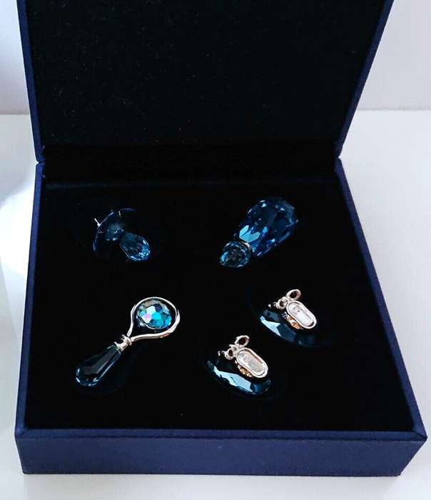 Swarovski Baby Boy Set Aquamarine Rhodium - My First Years Memories