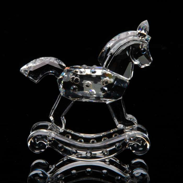 Swarovski Crystal Rocking Large Horse When We Were Young
