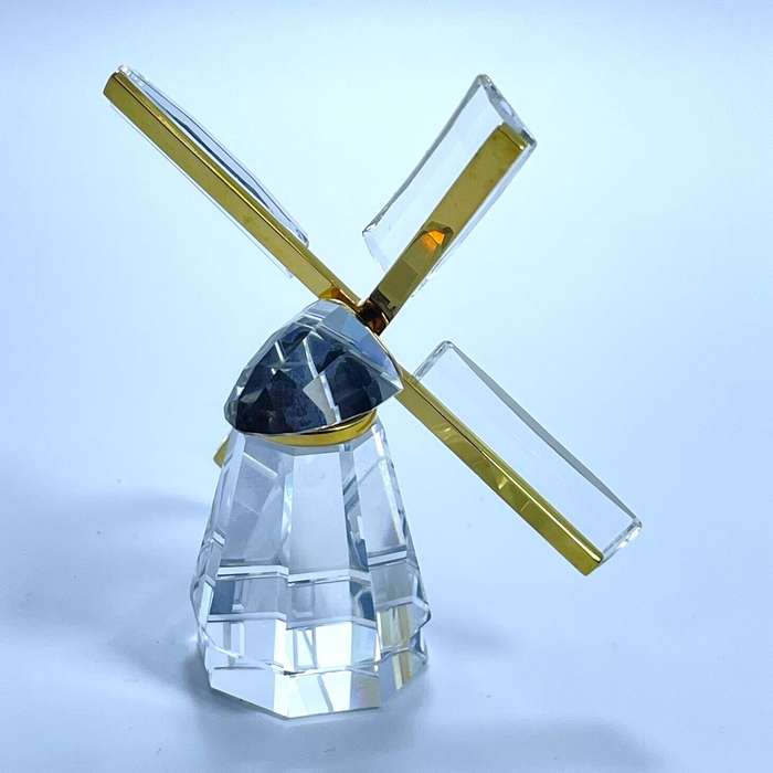 Swarovski Crystal 18k Gold Plated, Windmill Memories Journeys