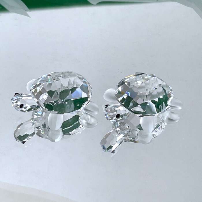 Swarovski Crystal Baby Tortoises In the Secret Garden