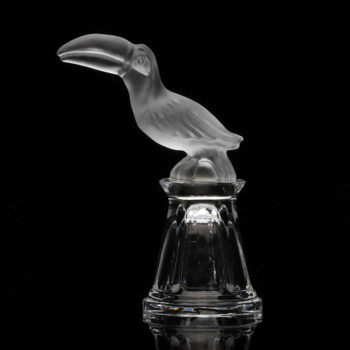 Swarovski Crystal Toucan on a Straight Sided Thimble