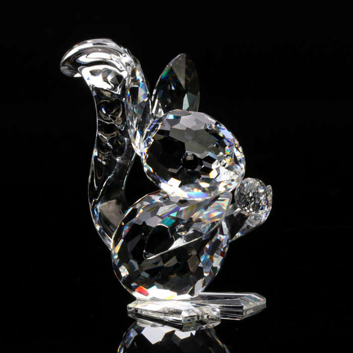 Swarovski Crystal Squirrel part of the Woodland Friends