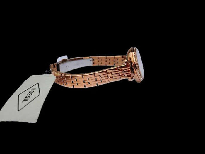 Fossil Tillie Mini Three-Hand Rose Gold-Tone Stainless Steel Watch