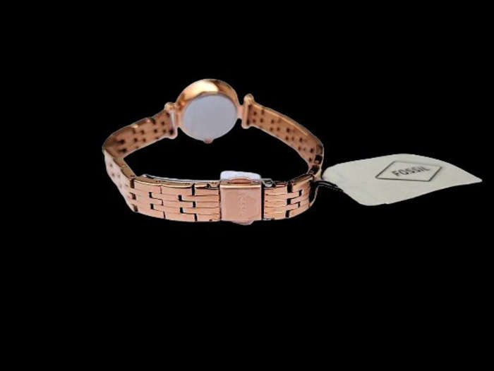 Fossil Tillie Mini Three-Hand Rose Gold-Tone Stainless Steel Watch