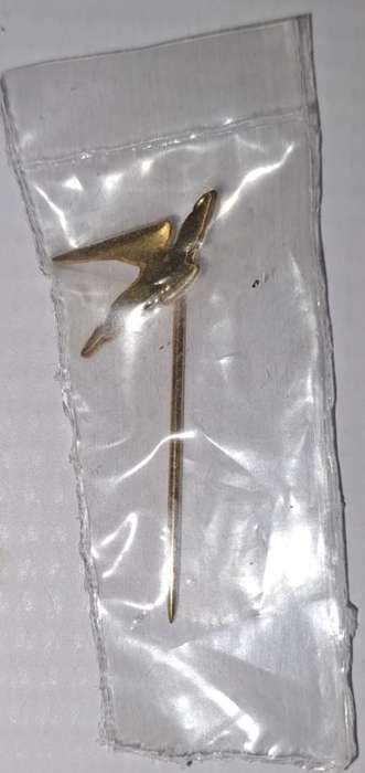 South African - SAA Flying Springbok - Gold color - Tie Pin.