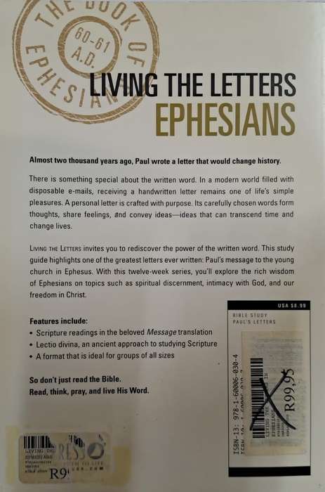 Book - Living the letters - Ephesians