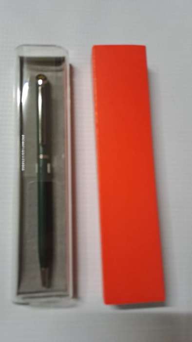 South African Pens 1 x Collectable ZCC - Zion Christian Church Pen No Ink. +display box(metal/green)