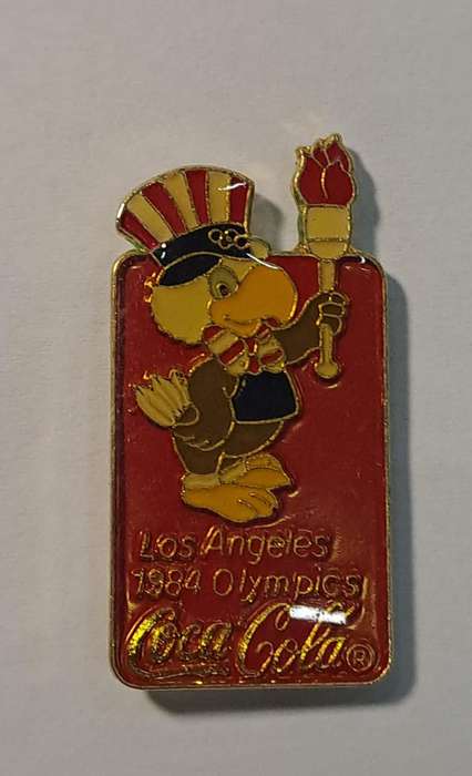 Coke - Coca Cola 1 x Coca-Cola Pin 1984 Los Angeles Olympics.
