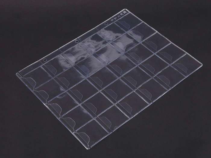 10pcs A4 Universal Coin Album pegs, 30 Pocket Page.