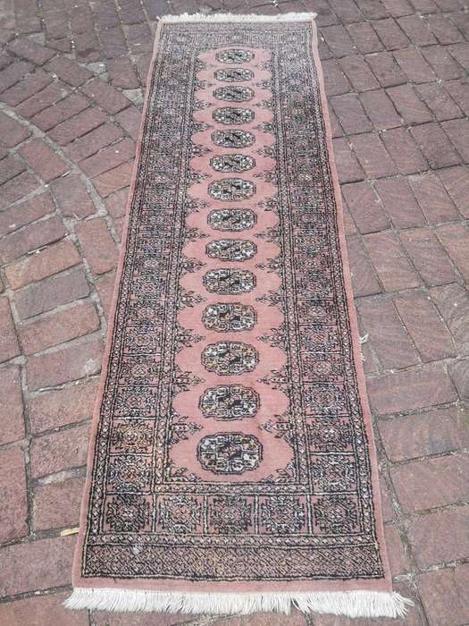 Vintage Afghan Bokhara Area Rug Original Fine Quality Hand knotted Wool - 2330 x 730mm
