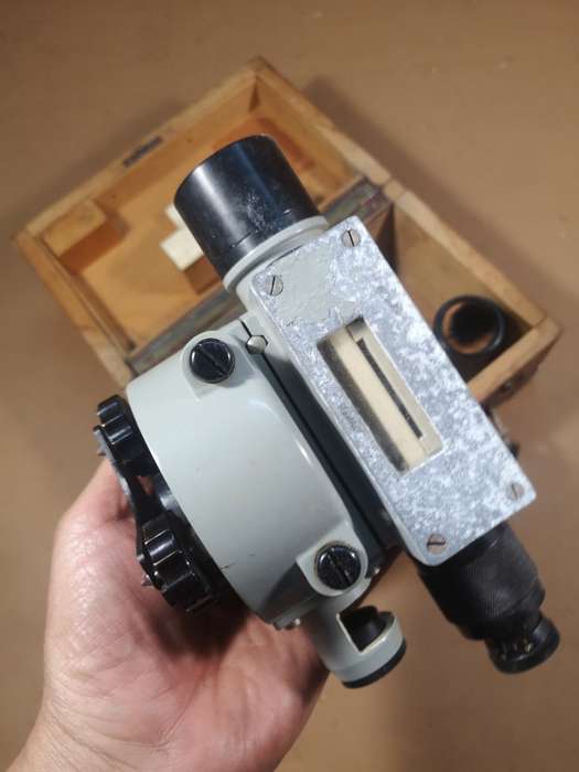 Vintage Askania Dumpy Level in a Beautiful Wooden Box