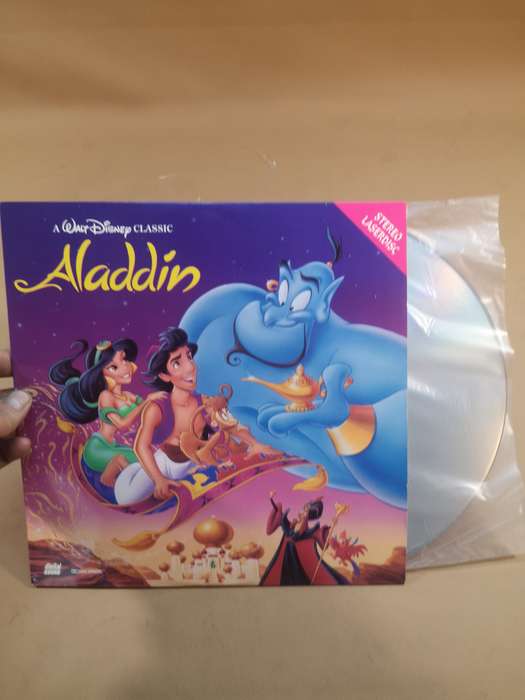 Original Walt Disney's Aladdin Laserdisc