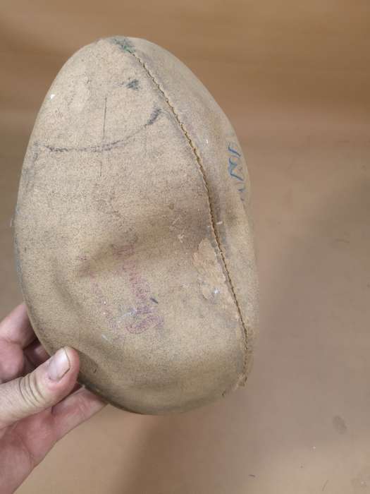Vintage Leather Super Club Rugby Ball Complete With Inner