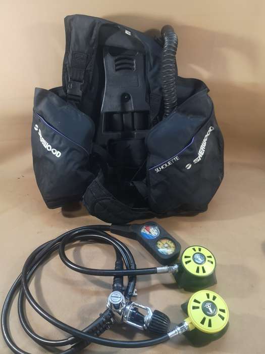 Sherwood Silhouette bcd Size XL and Scuba Gear Bundle